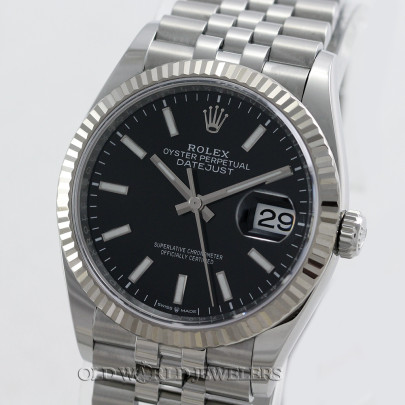 Rolex Datejust Ref 126234 Steel Black Dial